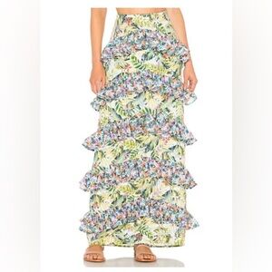 ALL THINGS MOCHI Sara Skirt in Green Green size XS